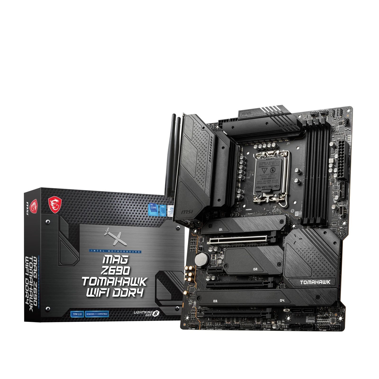 MSI MAG Z690 TOMAHAWK WIFI DDR4 マザーボード ATX [Intel Z690チップセット搭載] MB5606 