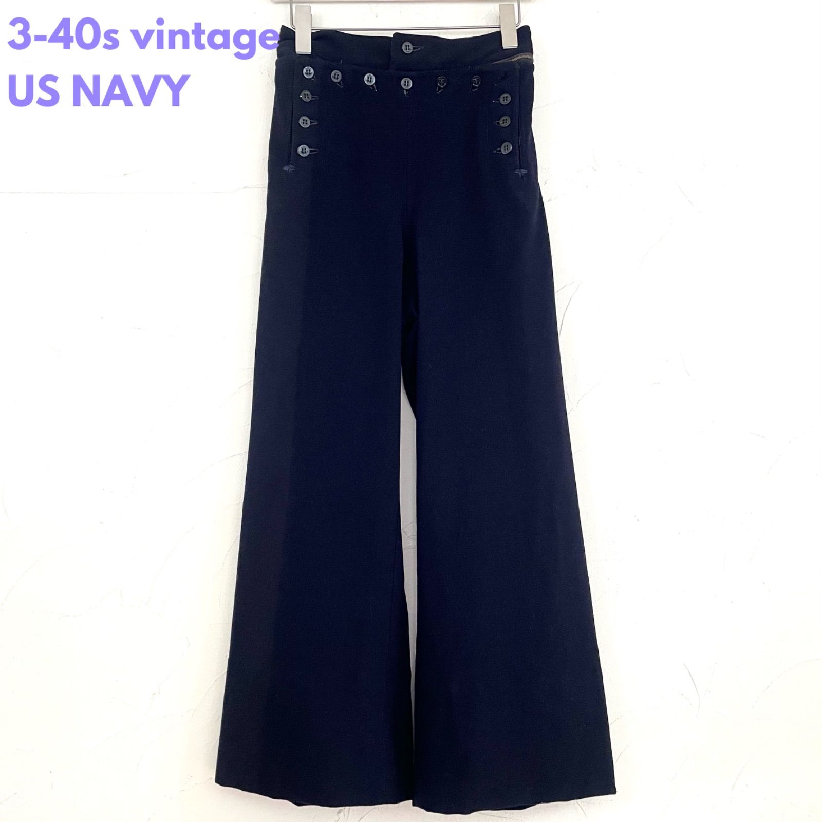 3-40s vintage US NAVY ウールセーラーパンツ - メルカリ 3-40s vintage US NAVY ウールセーラーパンツ - メルカリ
