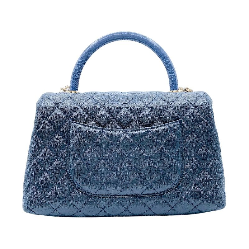 シャネル CHANEL ココハンドル29 A92991 31番台 ネイビー/ゴールド金具  