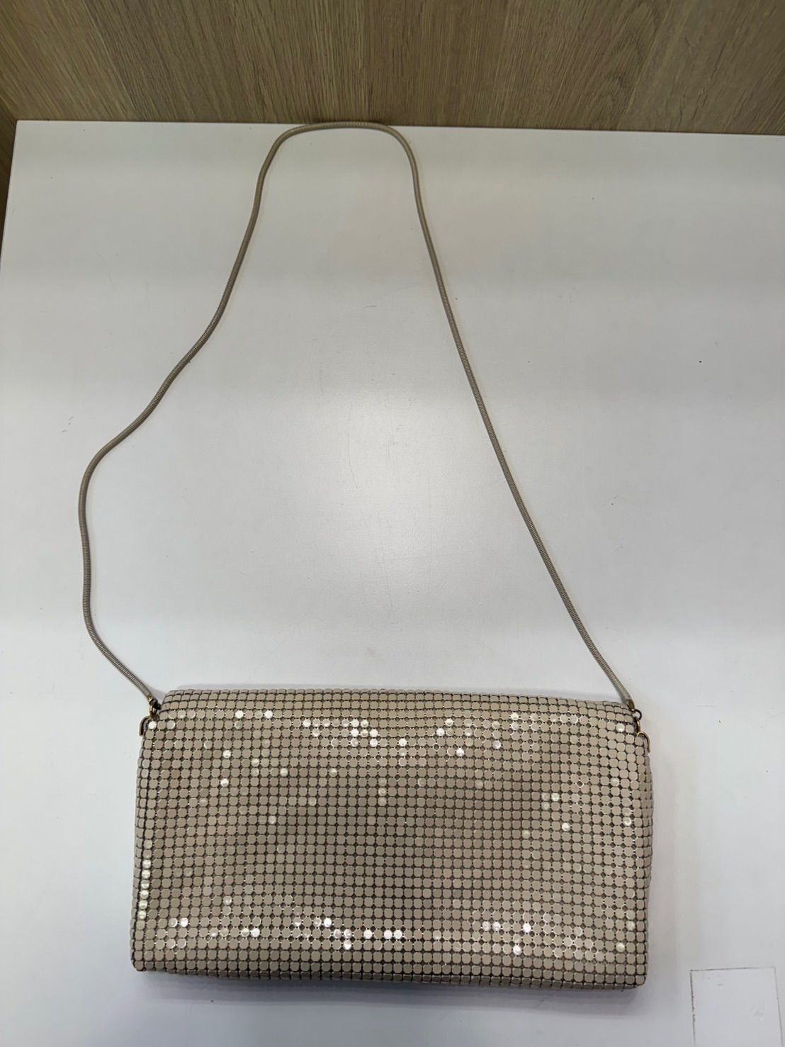 中古品】 GLOMESH グロメッシュ チェーンショルダーバッグ