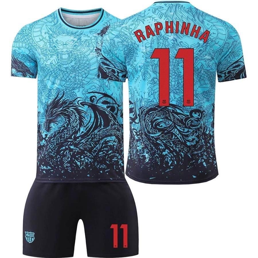 マルバ　サッカーユニフォーム130 バルサ特別版 背番号9 レヴァンドフスキ 8 ペドリ 6 ガヴィ 10