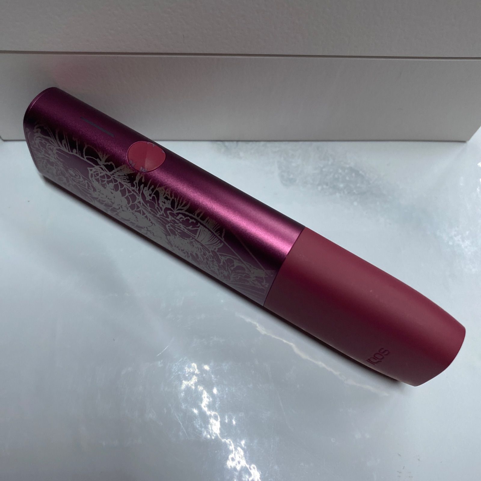 iQOS ILUMA ONE アイコス イルマ ワン 鯉 滝登り 牡丹 レーザー加工 和