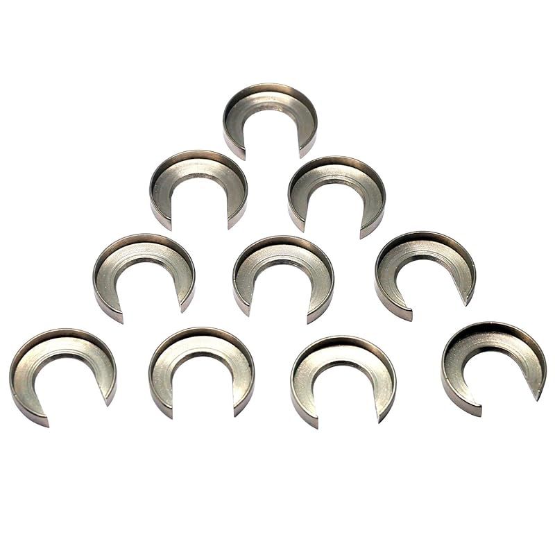 クマモト お手軽丁番スペーサー ワッシャ君 KSW-100-1 1ミリ調整用 長2.2cm高0.4cm幅2.2cm 10個入り 0