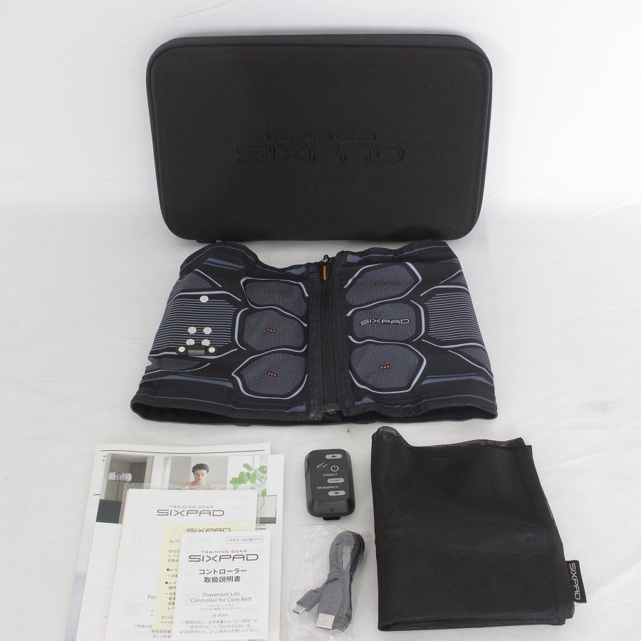 美品】MTG シックスパッド パワースーツ コアベルト SE-BC00A-S S 