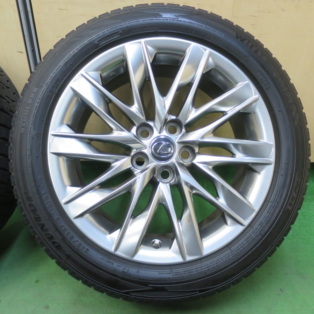 センサー付！バリ溝！キレイ！9分☆レクサス LS 純正 245/50R19 