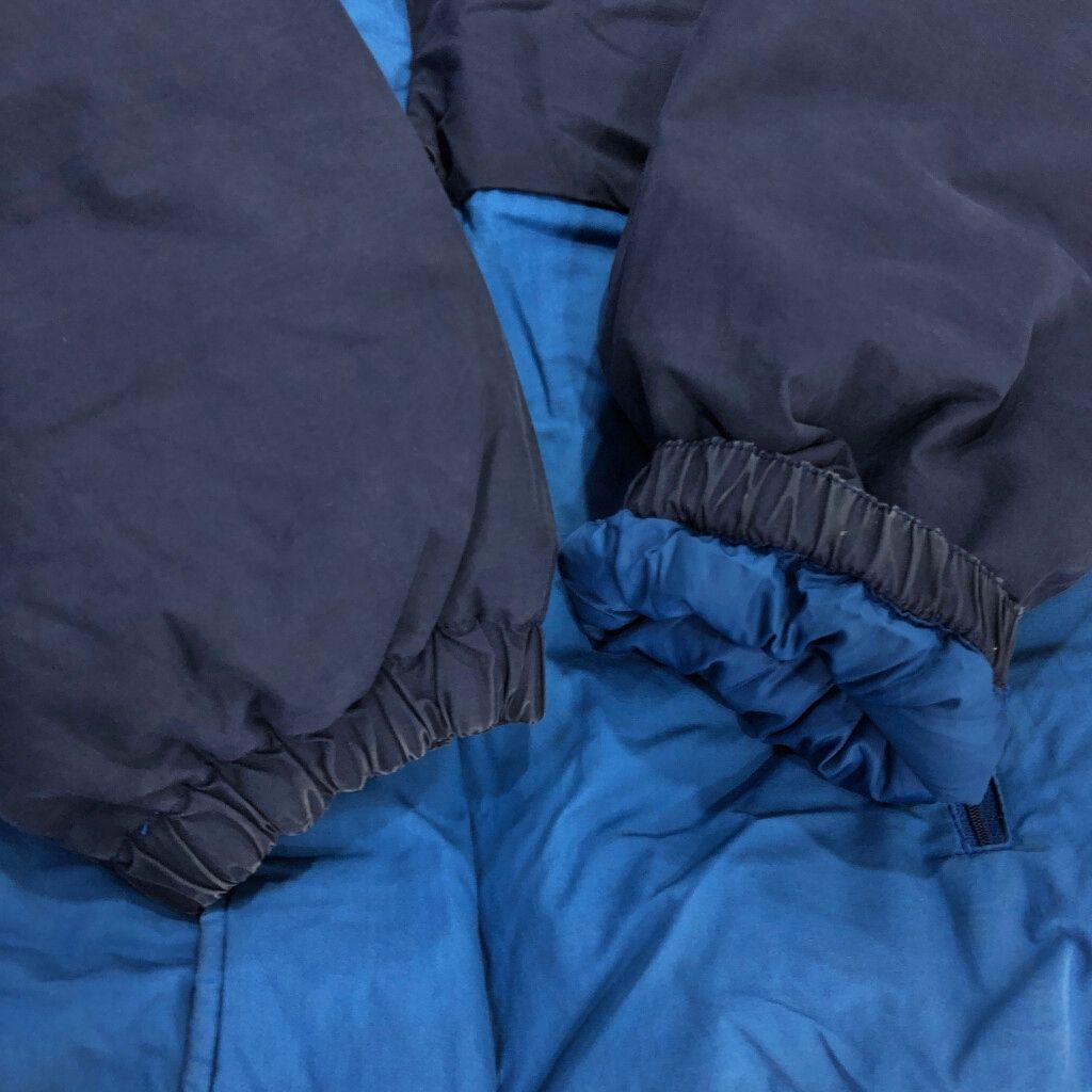 90年代 DUBIN SPORT デタッチャブル ダウンジャケット ユーロ ブルー  