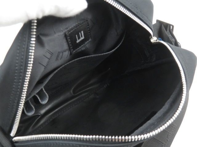 ▲限定値下げ▼ ■美品■　ダンヒル ショルダー バッグ ブラック ナイロン LC9050A 【32752】 △限定値下げ▽ □美品□ ダンヒル ショルダー バッグ ブラック