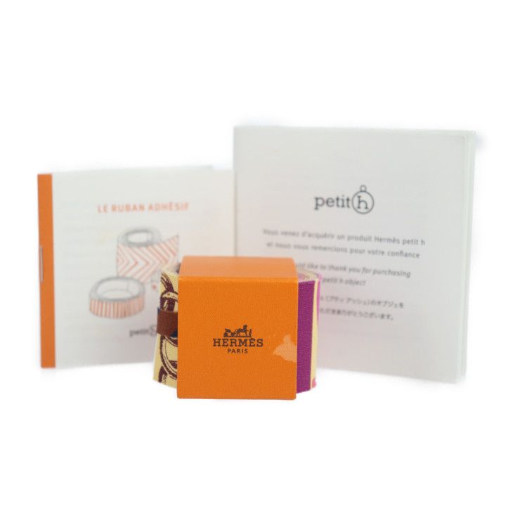 HERMES エルメス Petit H プティアッシュ マスキングテープ その他文具 - シルク   パープル系 マルチカラー   粘着テープ 【本物保証】 HERMES エルメス マスキングテープ その他文具 - シルク パープル系
