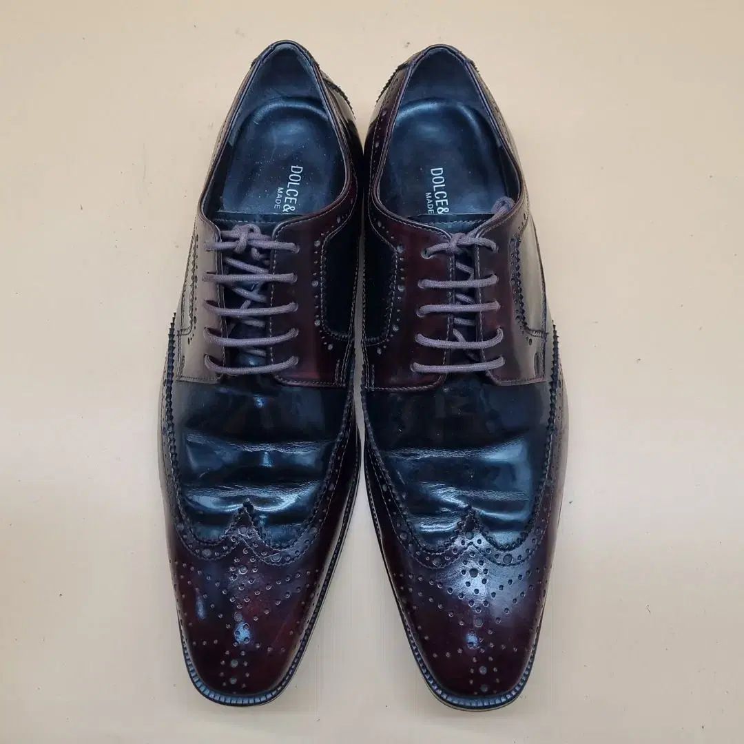 Dolce-Gabbana ドルチェ＆ガッバーナ 男性用ウィングチップシューズ 実際のサイズ 260_