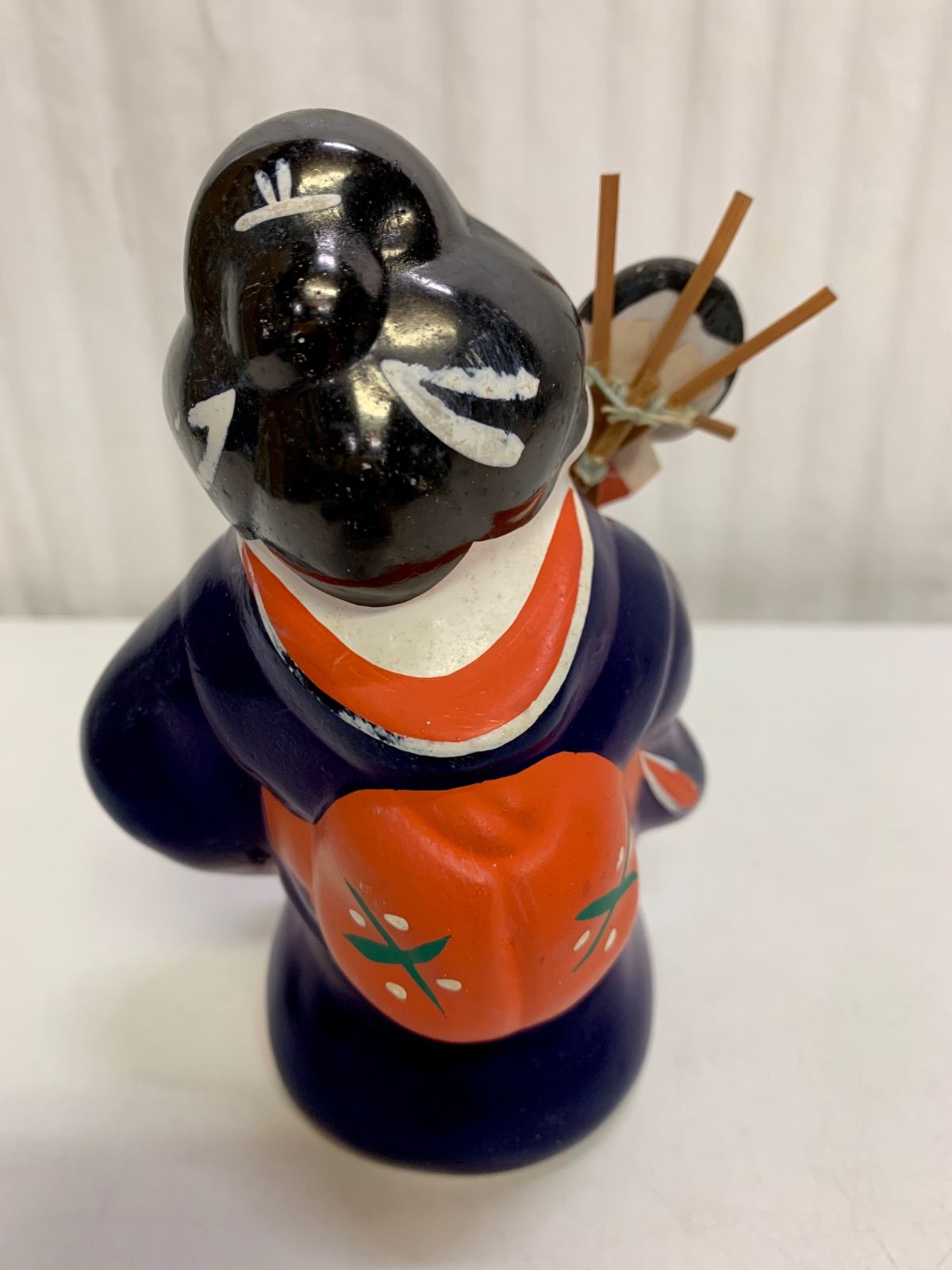 縁起物 お多福 お福さん おたふく 浩作 御所人形 お福巫女 丸山正治作