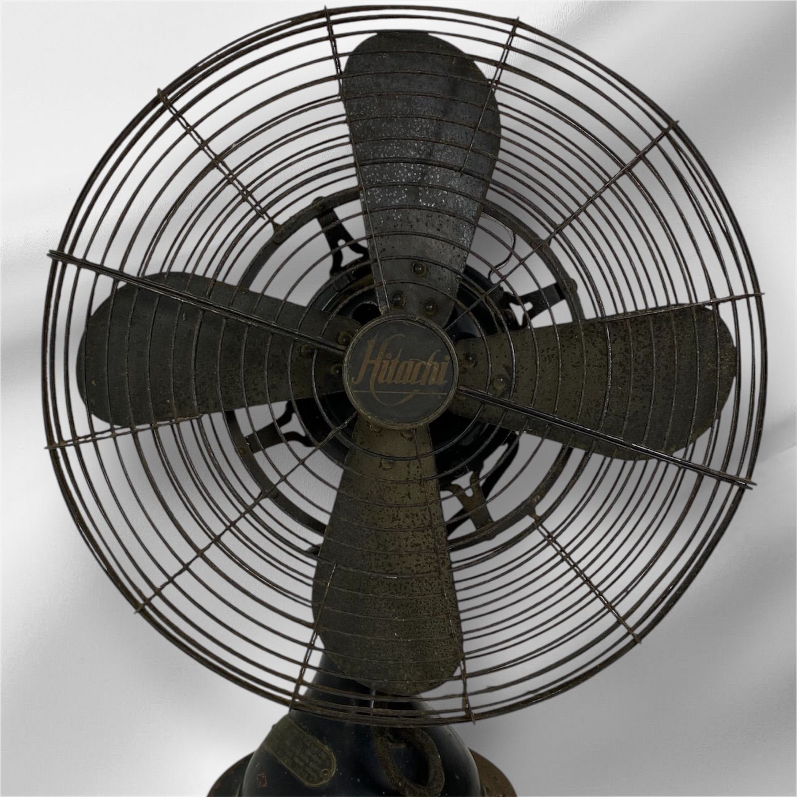 HITACHI 日立扇風機 鉄製 昭和レトロ アンティーク レトロ扇風機 日立 HITACHI製 鉄製 ビンテージファン 動作品