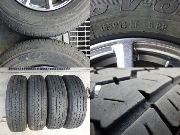 231-678 MANARA SPORT アルミホイール＆ラジアルタイヤ 165R13LT 6PR 2017年 ４本セット FFCRYSTALESIA_COM