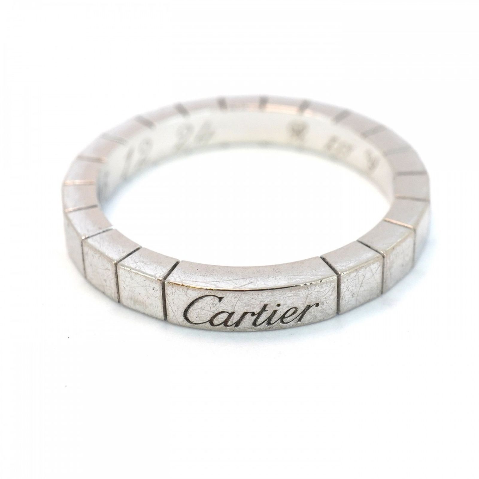 カルティエ ラニエールリング 18kWG CARTIER カルティエ ラニエール リング 指輪 8号 18金 K18
