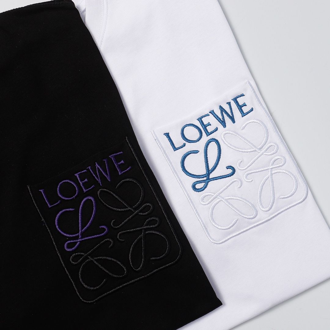 LOEWE Ｔシャツ 半袖 春 夏 秋 通気性 並行輸入品 トップス プルオーバー メンズ レディース 男女兼用 カジュアル ストリートファッション  Y14