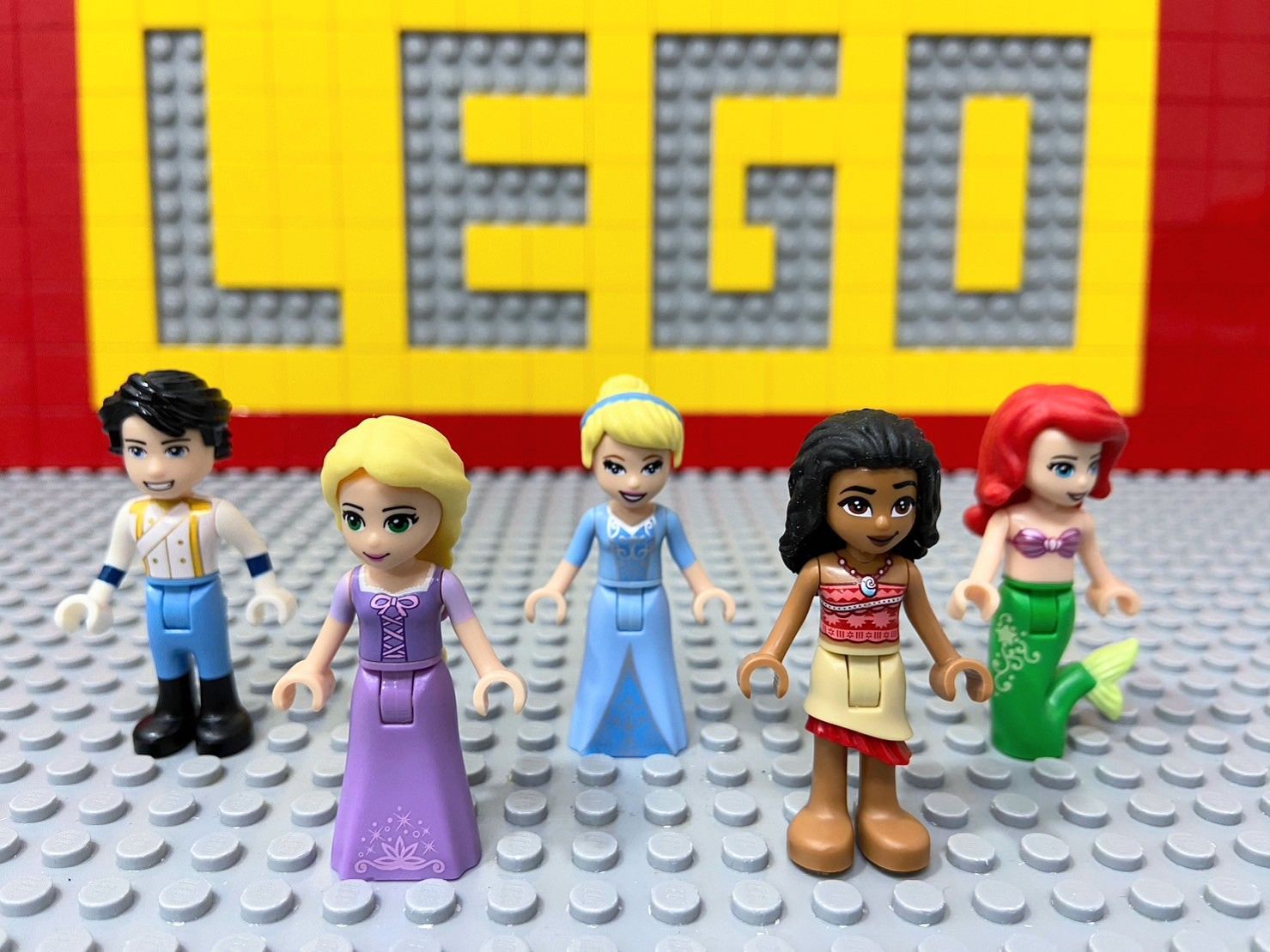 ☆ディズニー・プリンセス☆ レゴ ミニフィグ モアナ ラプンツェル 