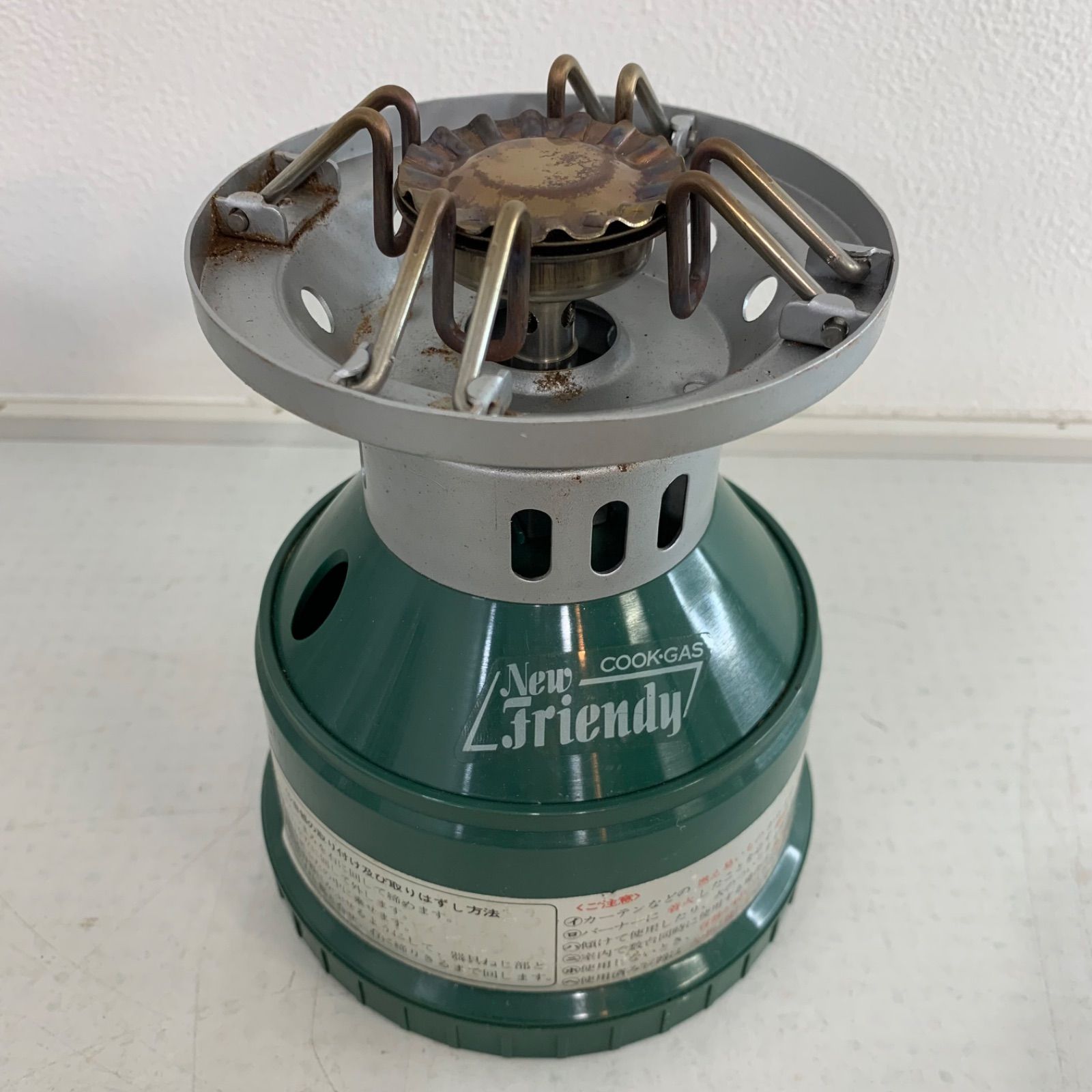 ニューフレンディ ガスストーブ シングルバーナー 昭和レトロ キャンプ用品 ソロキャンプ クッカー zermatt 無骨 アウトドア キャンプセット LEDランタン
