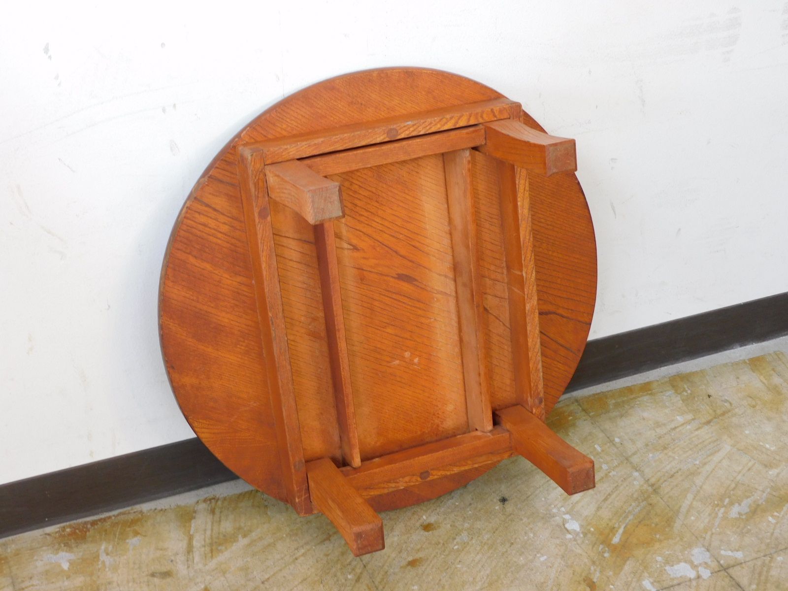 希少レア❀火鉢 卓上 テーブル ちゃぶ台 机 木製 銅板 民芸家具 五徳