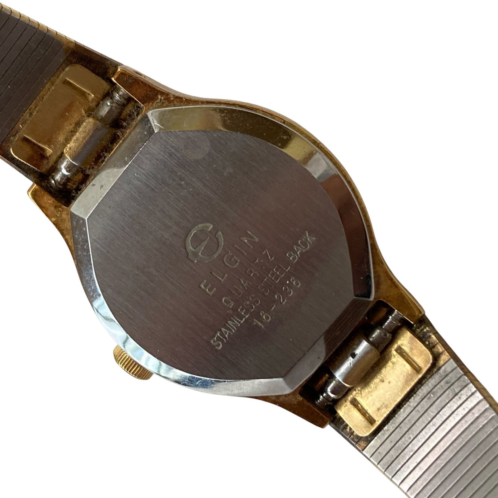 中古 ○ELGIN/エルジン○レディース 腕時計 16-236 QZ クォーツ