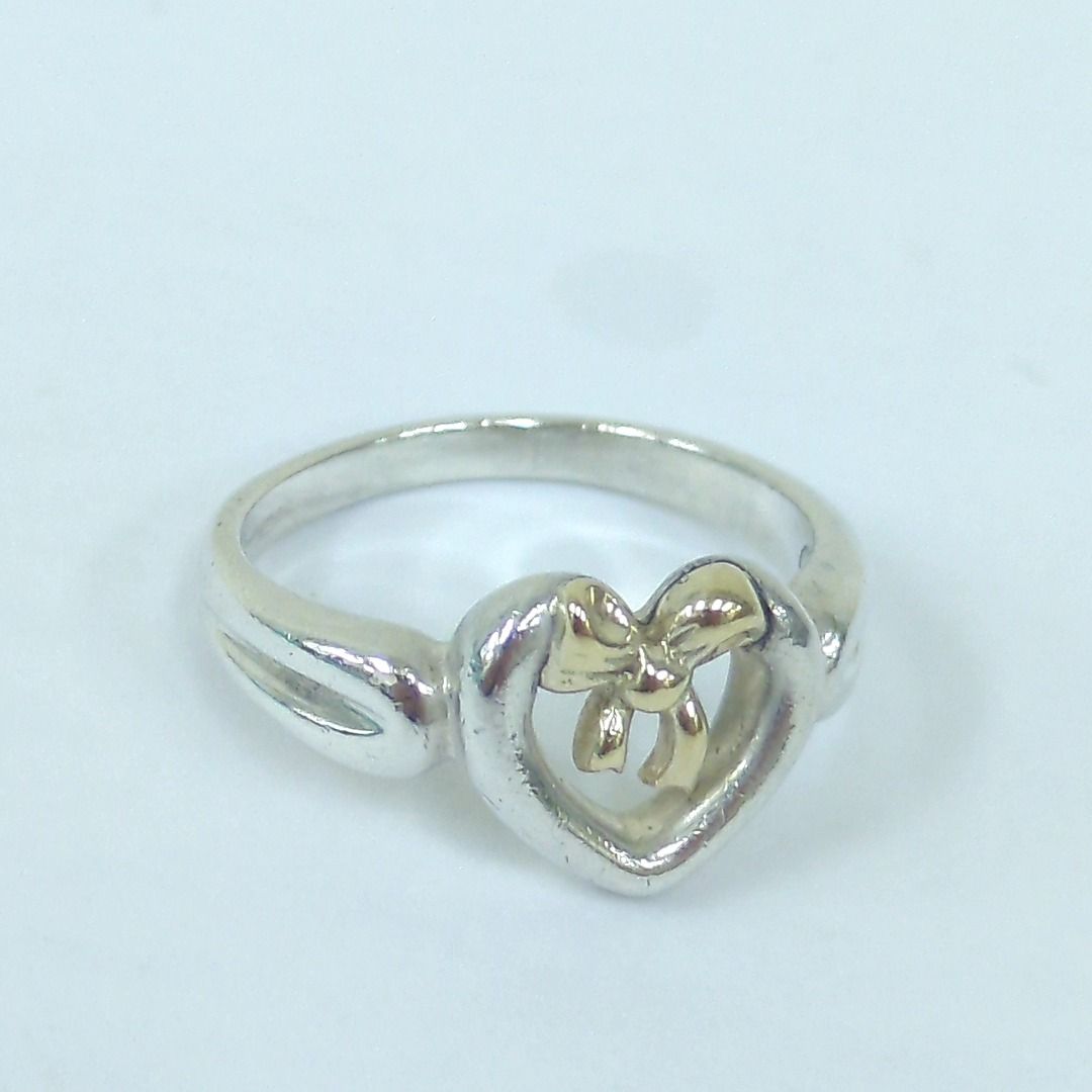 Tiffany & Co. ティファニー リボン コンビ リング 750×925 約11