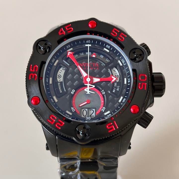 未使用】INVICTA インビクタ リザーブ クロノグラフ 黒 36013 - 中古