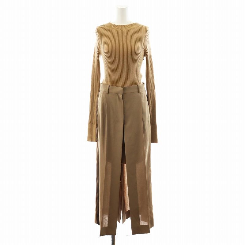 サカイ sacai SUITING × KNIT DRESS スーチングニットドレス