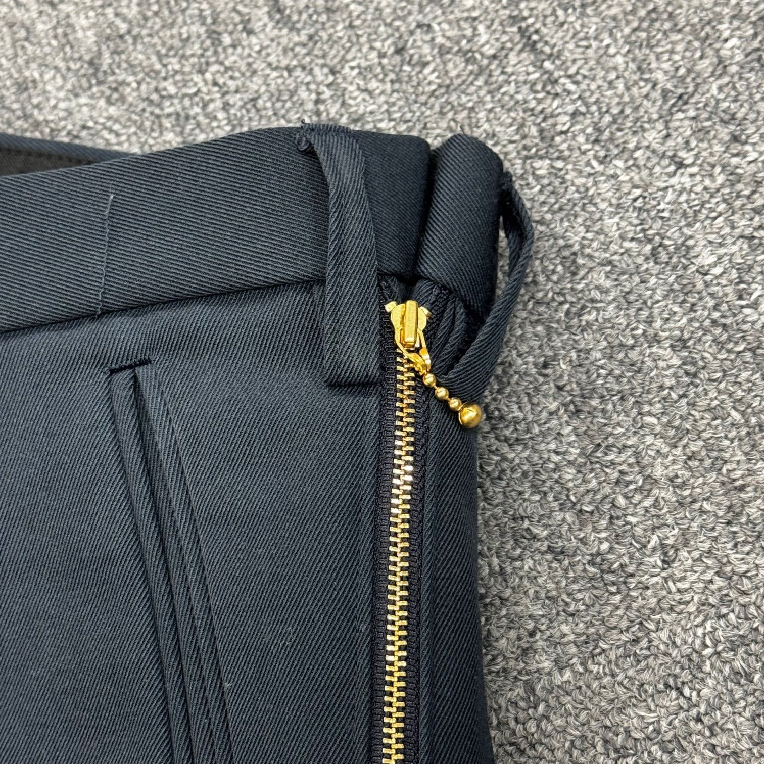 kolor 金ジップ テーパードパンツ kolor アーカイブ 18ss 裾zip