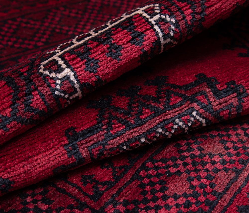 一点物】パシュトゥンの手織り絨毯 - 85cm x 60cm / ラグ バローチ 