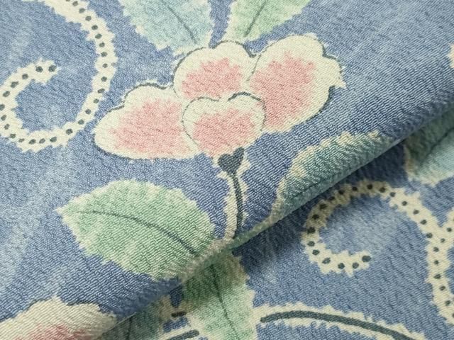 平和屋着物▽小紋　単衣　花唐草文　洗える着物　CAAV8892gh 平和屋着物▽小紋 単衣 花唐草文 洗える着物 CAAV8892gh - メルカリ