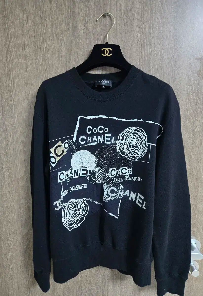 CHANEL シャネル 20p coco 落書き トレーナー S