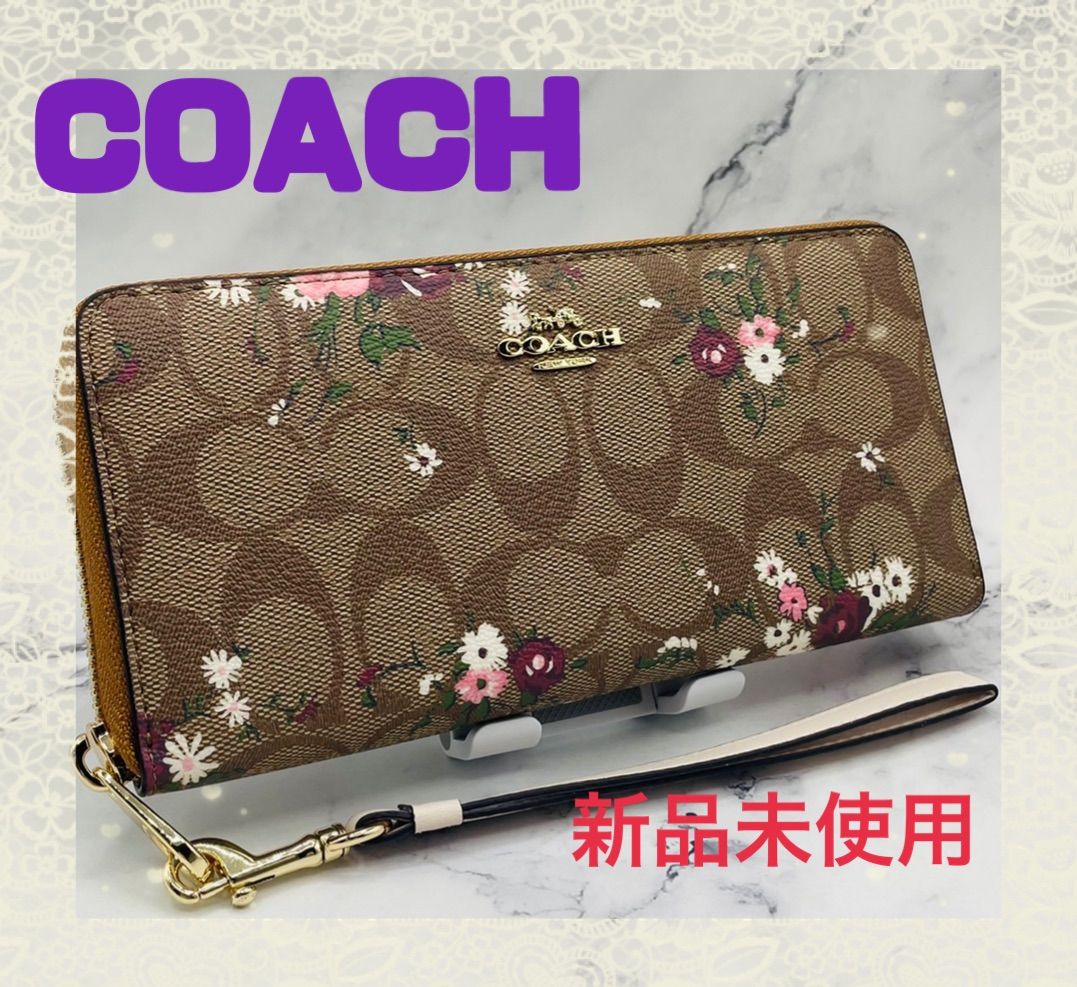 新品・未使用】COACH コーチ 長財布 花柄 ワイルドフラワー 最高の品質