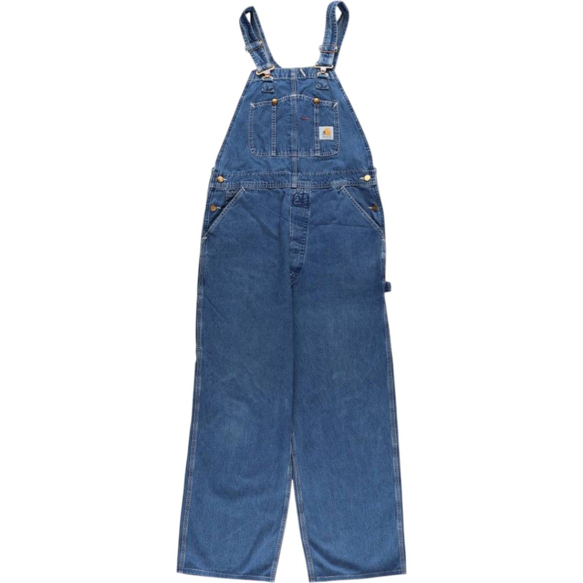 古着 カーハート Carhartt デニムオーバーオール メンズw36相当|eaa572460