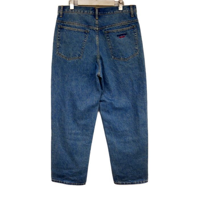 定価以下 セール 青S DENIM BAGGY PANTS fcrb 24aw ジーンズ