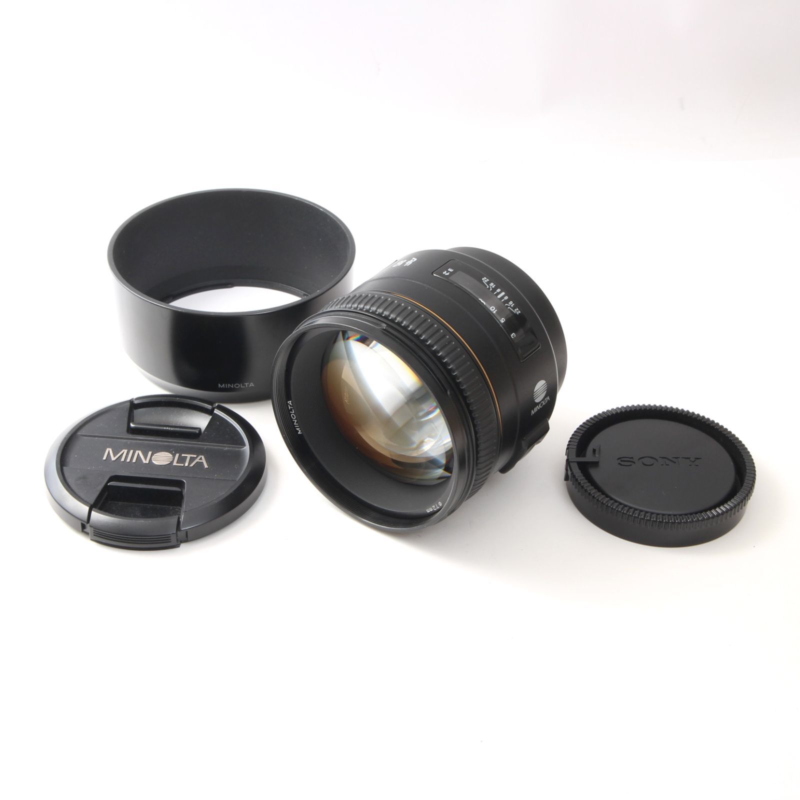 MINOLTA ミノルタ AF 85mm F1.4 G ソニー Aマウント用 - メルカリ