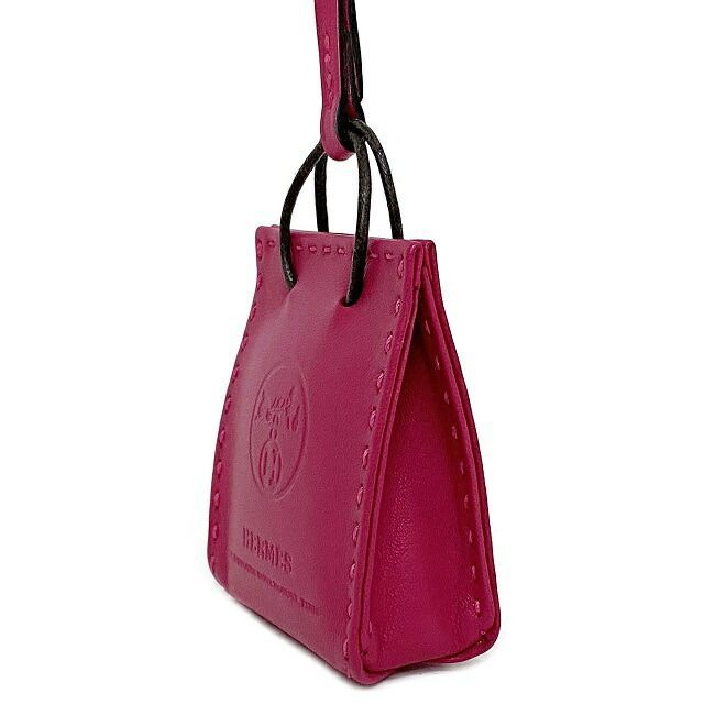 HERMES エルメス サック オランジュ ローズメキシコ ピンク 新品未使用☆ 新品・未使用】HERMES エルメス チャーム サックオランジュローズ