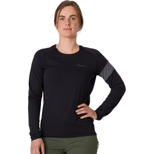ラファ レディース シャツ トップス Trail Long-Sleeve Technical T-Shirt - Women s Black Grey
