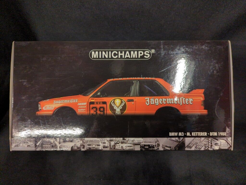 Paul'sModelArt 1/18 MINICHAMPS BMW M3 M.KETTERER DTM 1988 #39