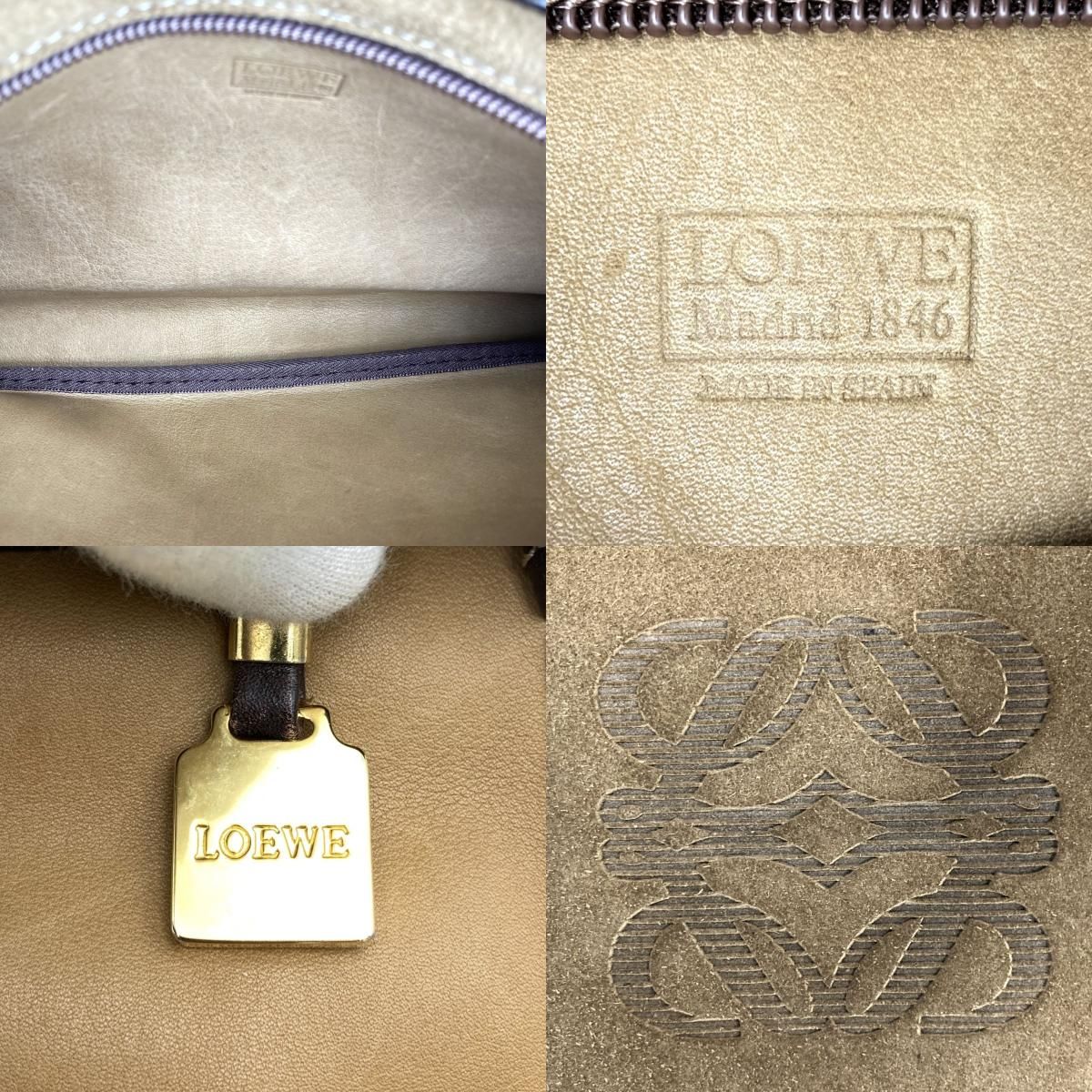 セール LOEWE ロエベ アナグラム クラッチバッグ ポーチ セカンド 