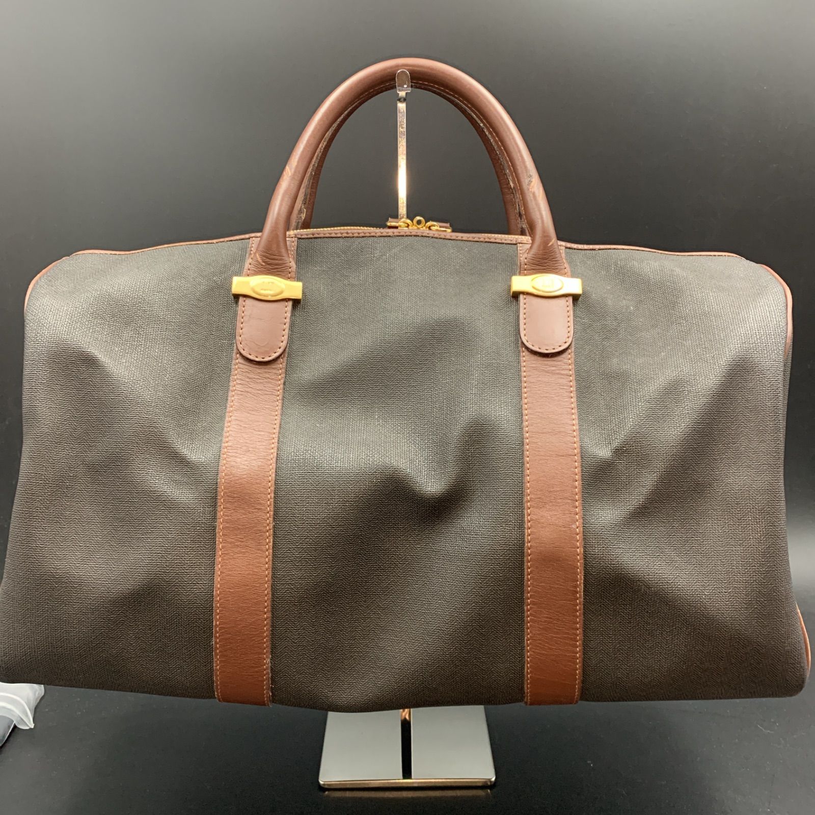 ダンヒル サイドカー PVC レザー ボストンバッグ パドロック 鍵 BILL WALL LEATHER ビルウォールレザー Bill Wall Leather