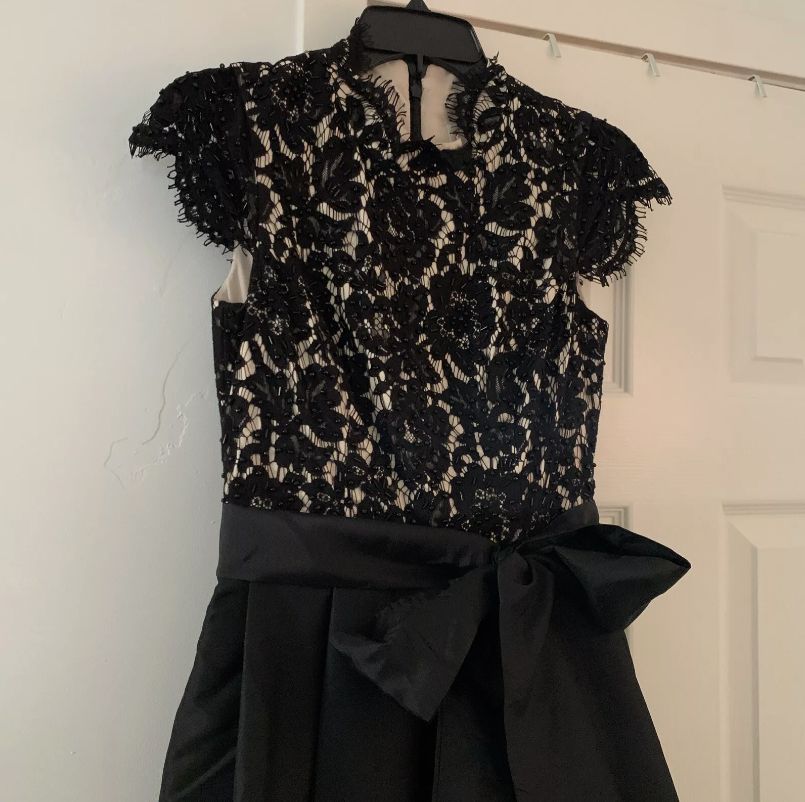 新品】イライザジェイ US2 美しいブラックのロングレースドレス - メルカリ 