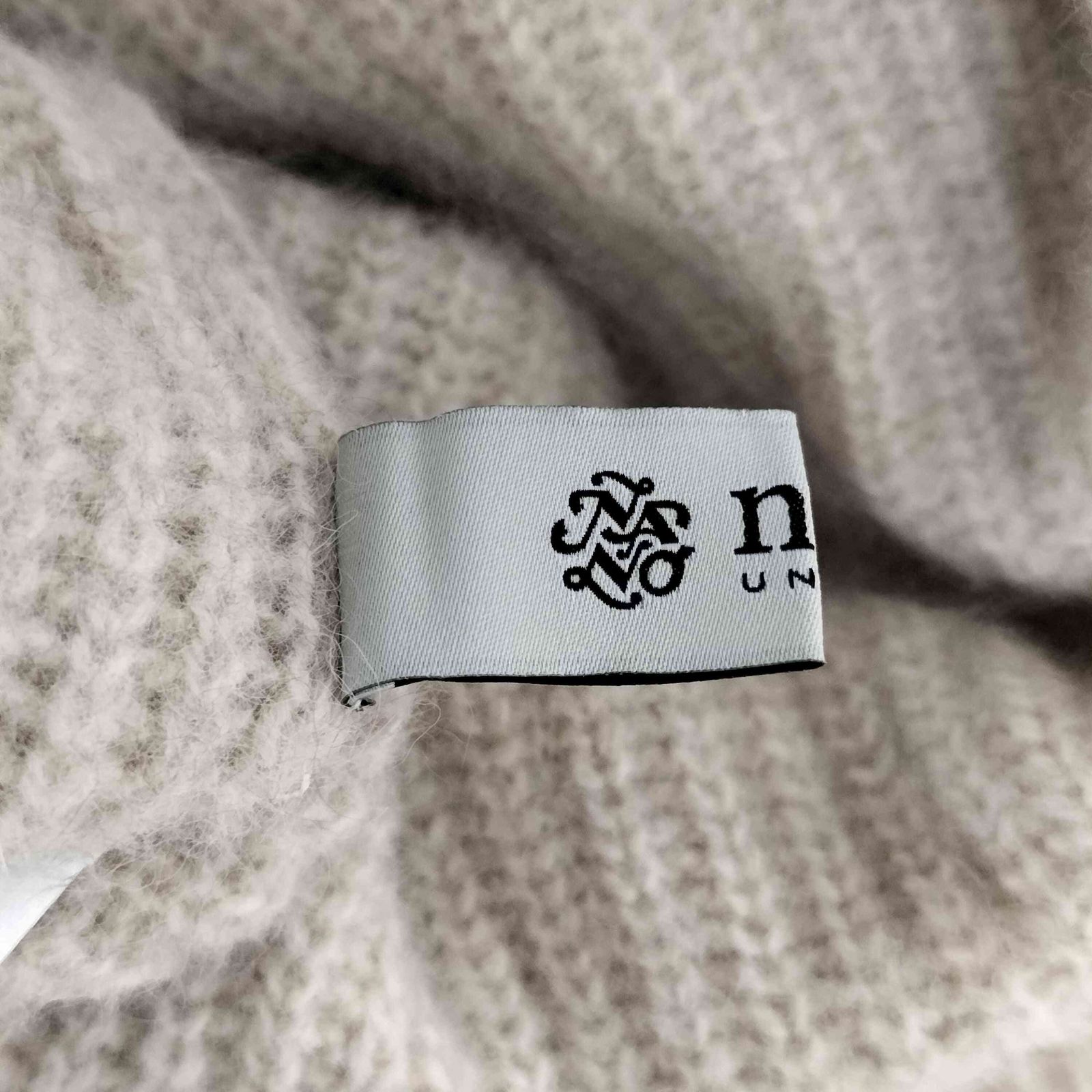 ナノユニバース NANO universe 洗えるフォックス 畦モックネック