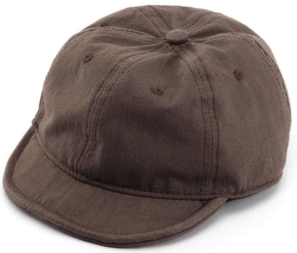 ラクエスト 短いツバ Laquest コットン プリズナーキャップ つばの短いキャップ