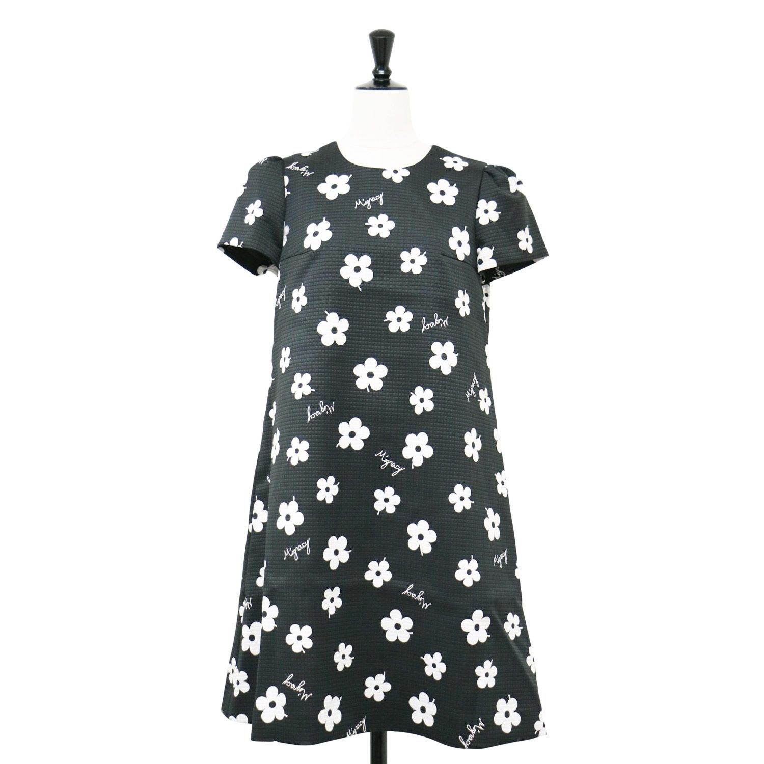 527y*美品 エムズグレイシー M'S GRACY フラワープリントワンピース エムズグレイシー M'S GRACY フラワープリントワンピース M'S GRACY