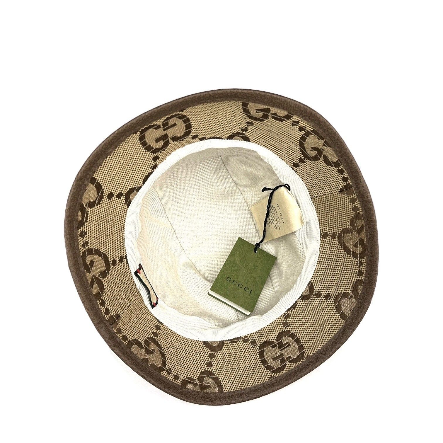 GUCCI GGロゴバケットハット ベージュ Gucci バケットハット ベージュ GGロゴ GG canvas bucket hat in