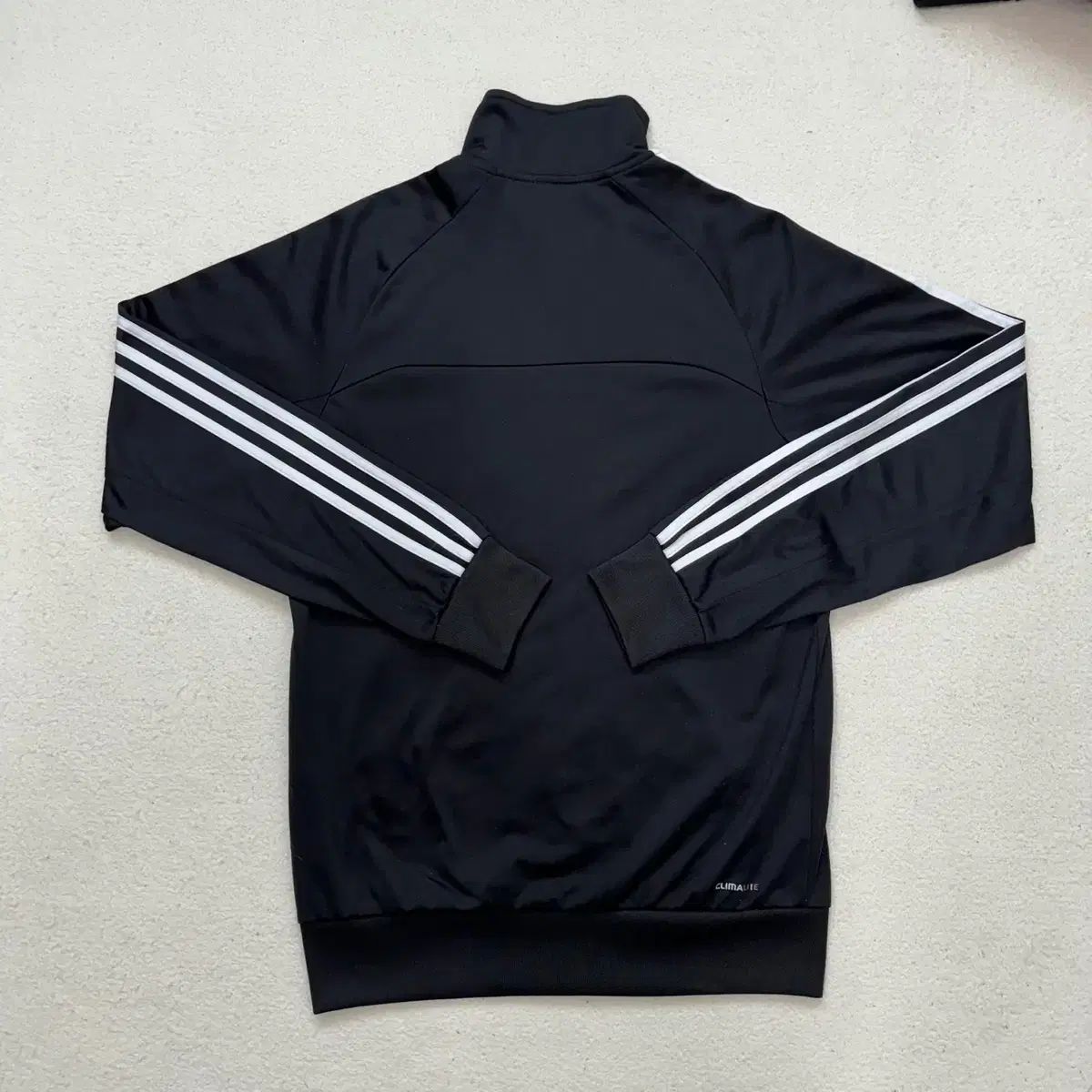 90 adidas(アディダス) 白×黒 トラックトップス ジップアップ