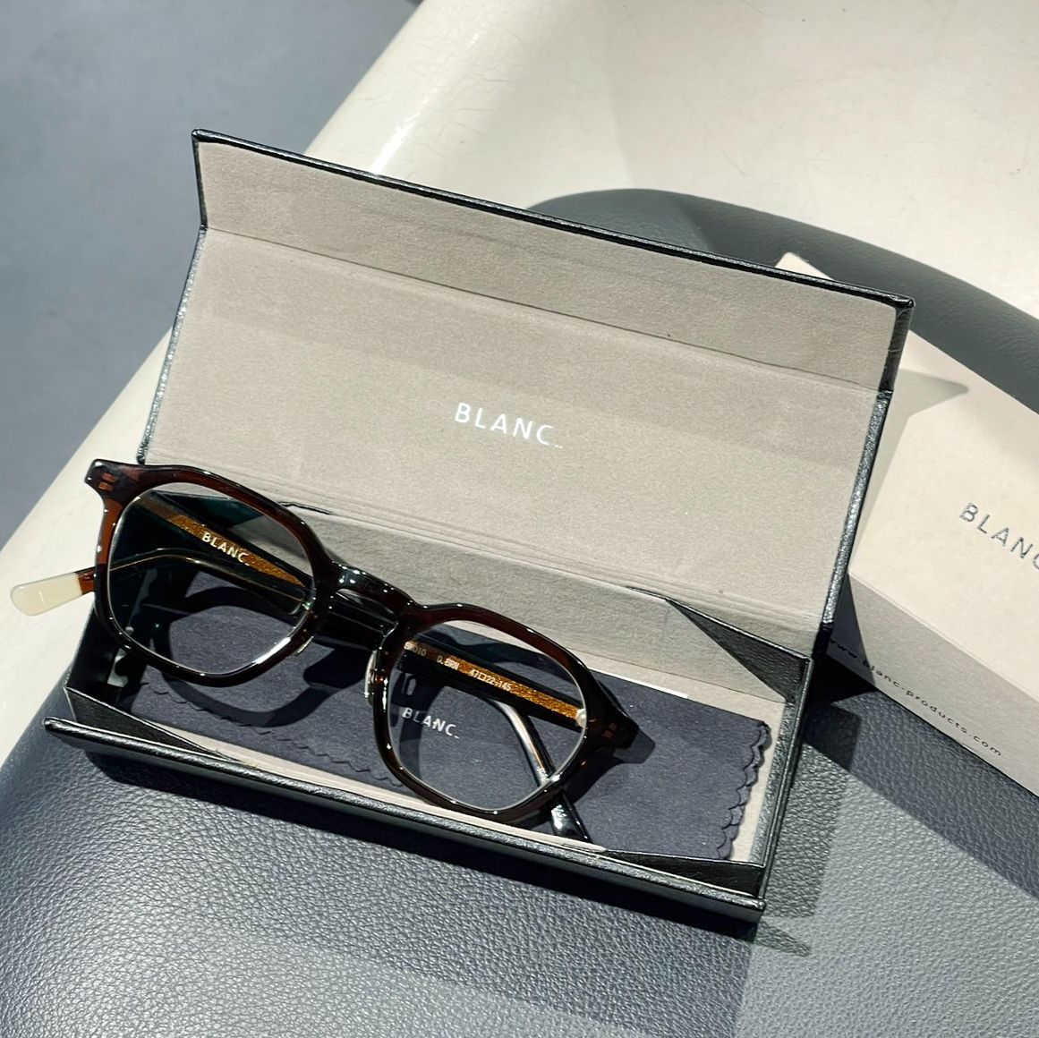 BLANC ブラン BM010 サングラス ダークブラウン 47□22-145
