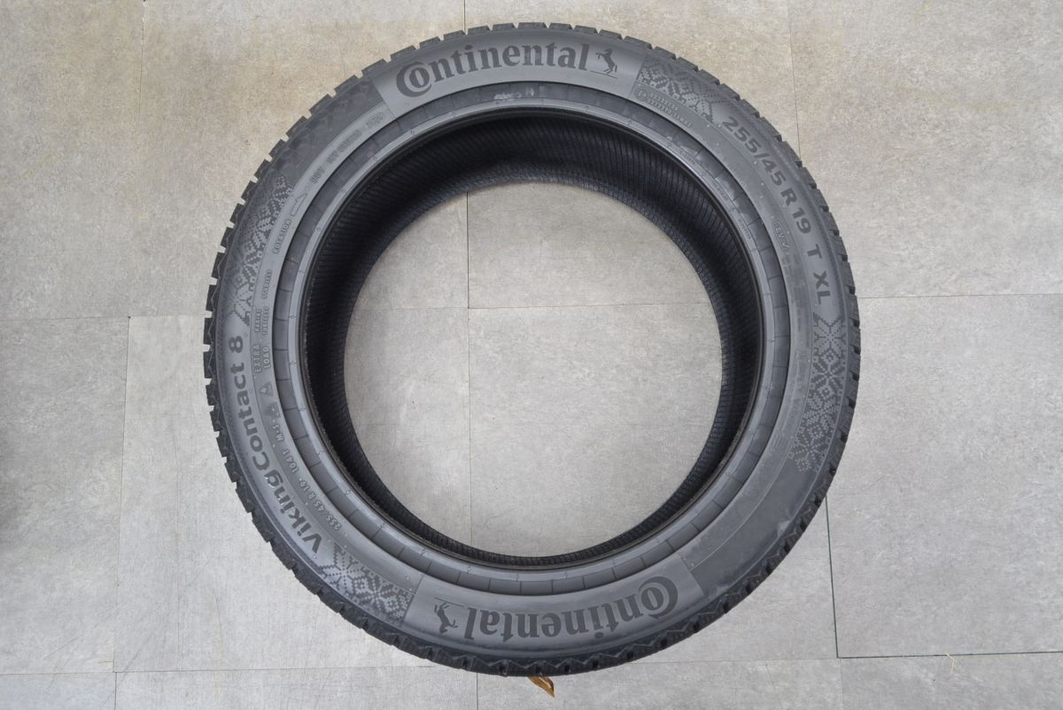  製 コンチネンタル バイキングコンタクト8 255 45 R 19 スタッドレス 2本セット Sクラス W 223 S 63 GLK ティグアン A 8 19インチ スタッドレス