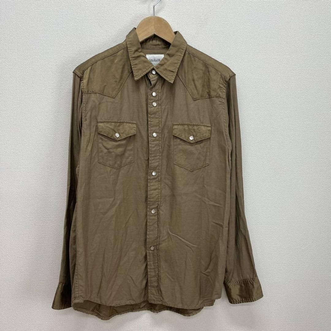 CAL O LINE キャルオーライン CL171-023SF ウエスタンシャツ 薄手 17SS M 10103941