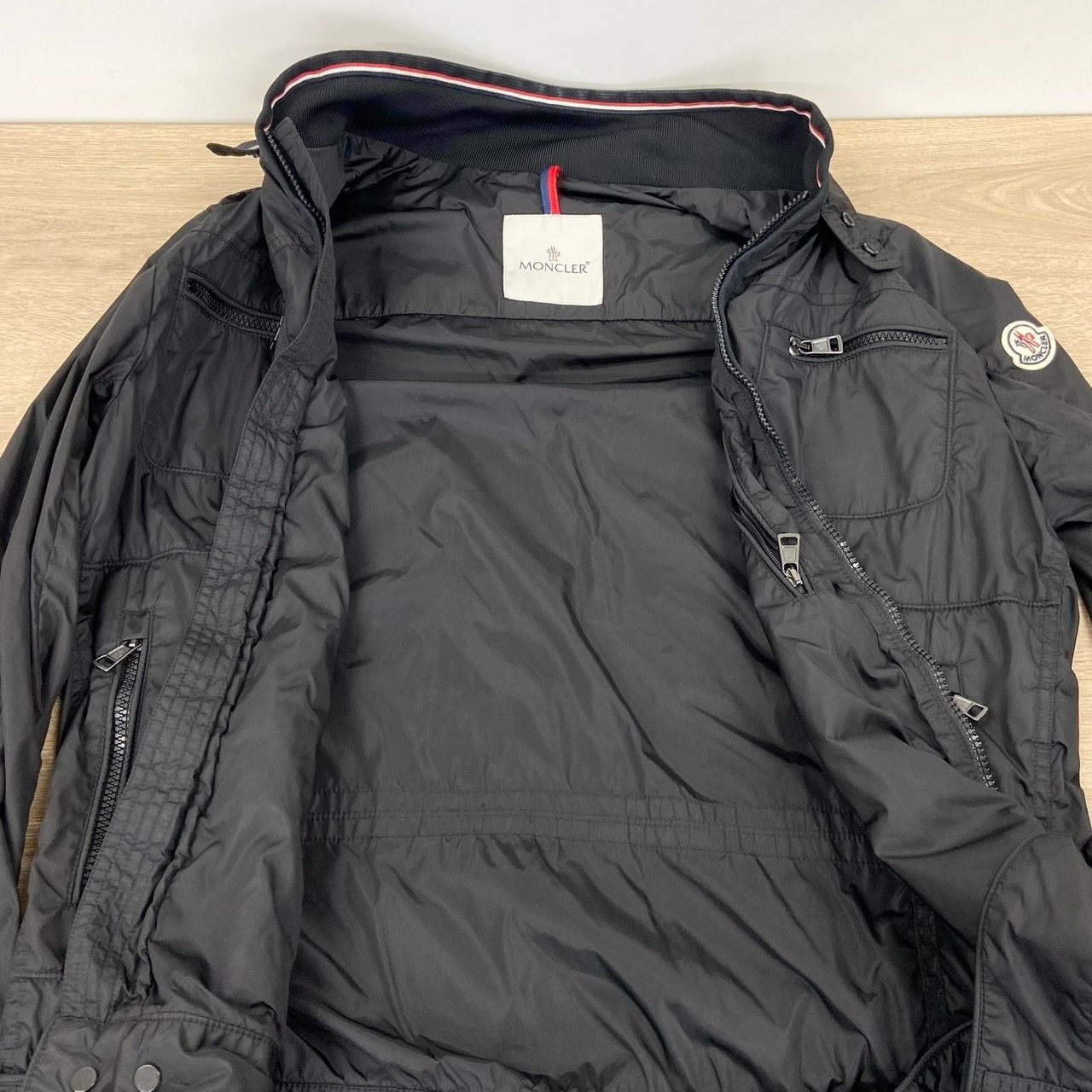 【極美品】モンクレール MONCLER ナイロンジャケット　サイズ3 返品OK】正規品 MONCLER モンクレール ナイロンジャケット