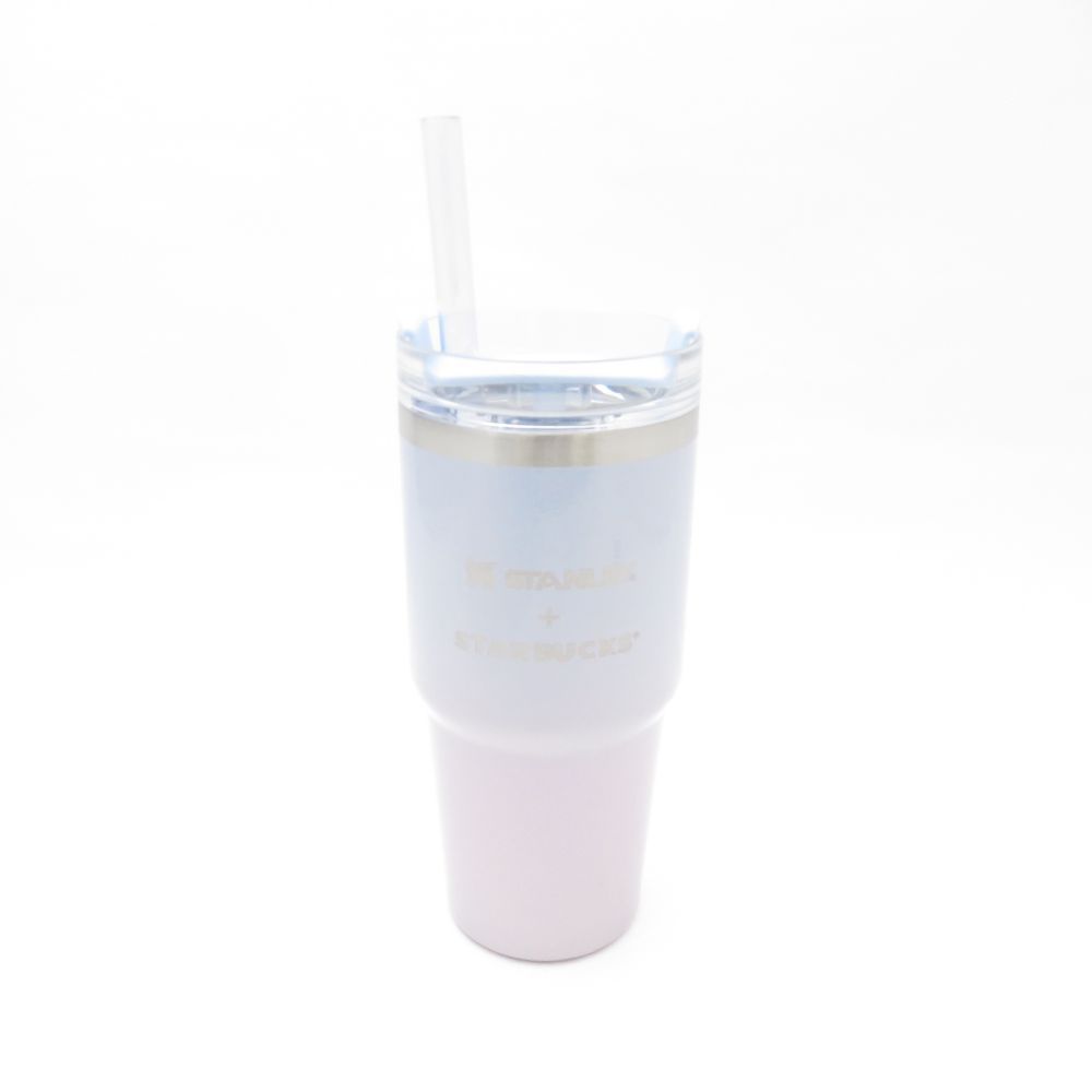 STARBUCKS スターバックス 3WAY STANLEY グラデーションブルーピンク ステンレスタンブラー 水筒 414ml真空二重構造 温冷 SO3113L2