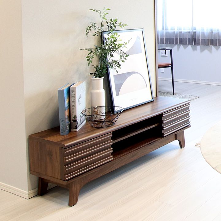 モデルルーム展示品 テレビボード 幅120 ブラウン